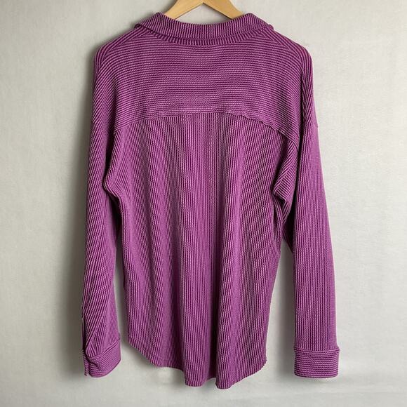 Reborn J the plus Womens Button Up Cardigan Violet Large - Picture 5 of 10